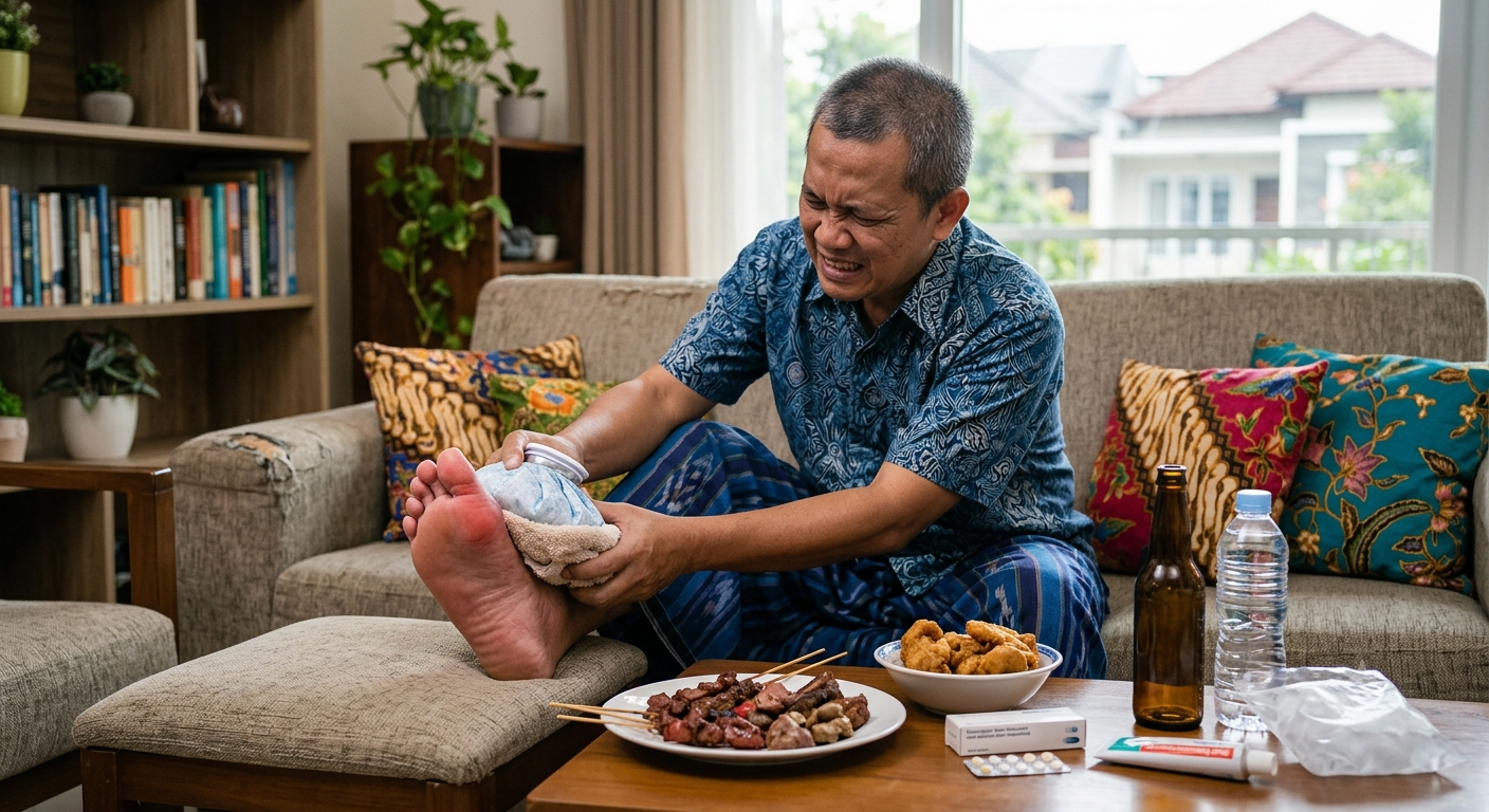 Asam Urat: Penyebab, Pantangan Makanan, dan Cara Meredakan Nyerinya