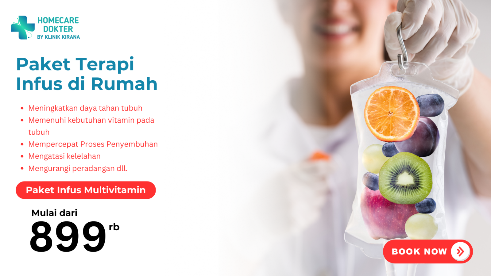 5 Manfaat Infus Multivitamin untuk Tubuh